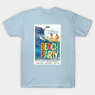 Vintage Movie - Beach Party Poster T-Shirt